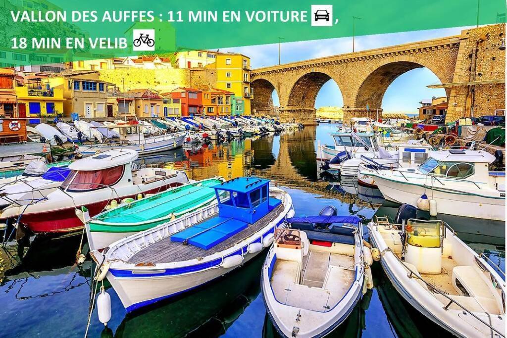 Climatise Gare Stcharles 4 Chambres Grand Balcon / Experience-Immo Марсилия Екстериор снимка